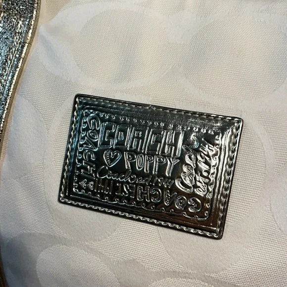 Coach Glam Poppy “Made for me by Coach” Should Bag Style 14979 - Picture 4 of 16
